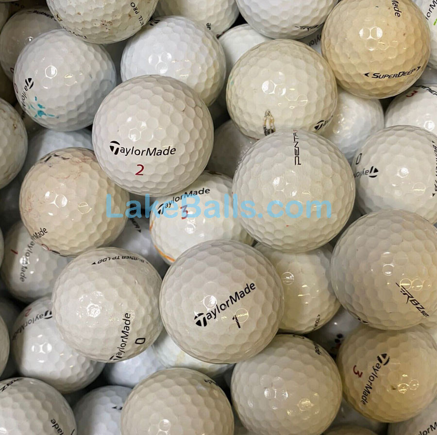 50 TaylorMade Assorted Mix Golf Balls (Practice Play)