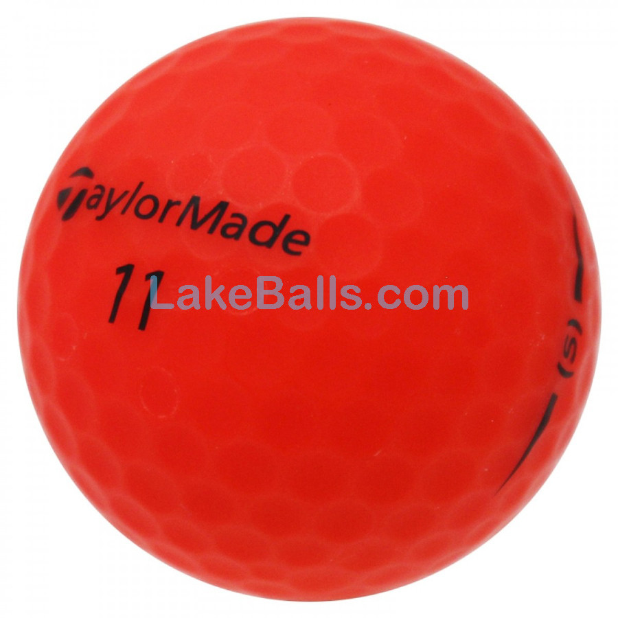 25 TaylorMade Project (s) Matte Red Golf Balls (Pearl/A Grade)