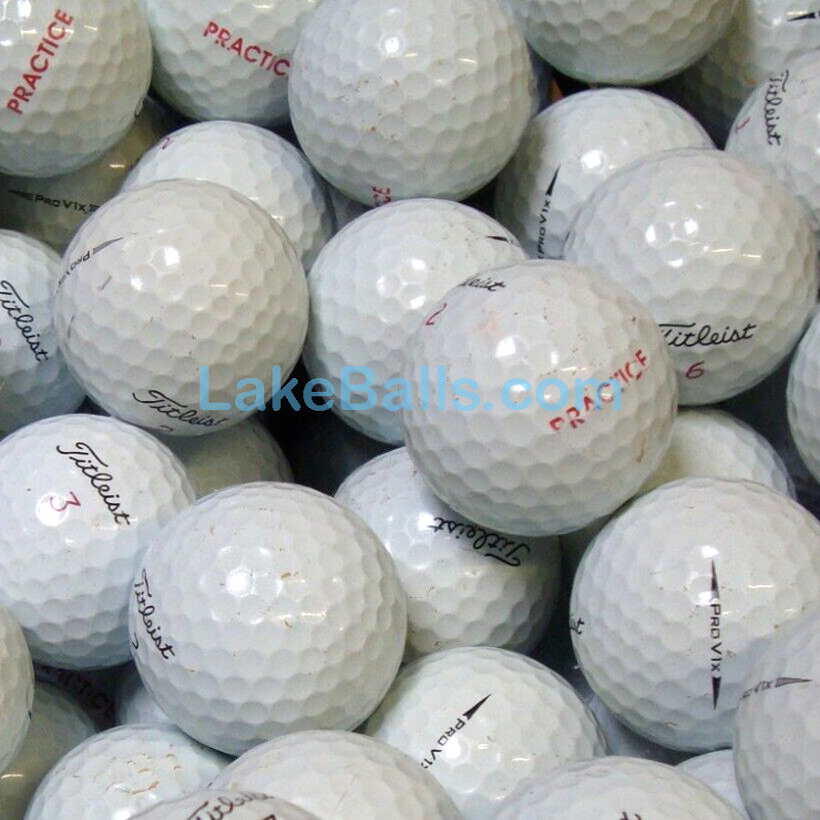 50 Titleist PRO V1x Stamped Practice Golf Balls - Clearance