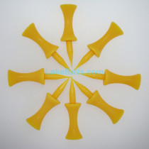 25mm Yellow Plastic Castle Tees