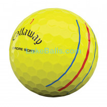 28 Callaway Chrome Soft Triple Track Yellow Golf Balls (Pearl/Grade A)