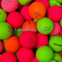 24 Callaway Supersoft Matte Coloured Golf Balls (Pearl/Grade A)