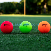 24 Srixon Soft Feel Brite Matte Coloured Golf Balls (Grade B)