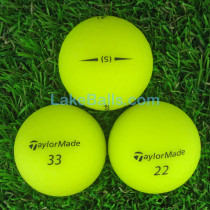 24 TaylorMade Project (s) Matte Yellow Golf Balls (Pearl/A Grade)