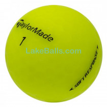 24 TaylorMade Soft Response Matte Yellow Golf Balls (Pearl/A Grade)