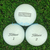 24 Titleist PRO V1 'Double Line Enhanced Alignment' Golf Balls 2022 Model (Pearl/Grade A)