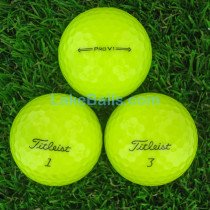 40 Titleist PRO V1 2022 Model Yellow Golf Balls (Pearl Grade)