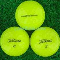 24 Titleist PRO V1 2020 Yellow Golf Balls (Grade A)