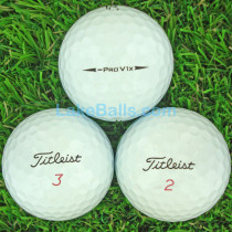 24 Titleist PRO V1x Left Dash Golf Balls (Pearl/A Grade)