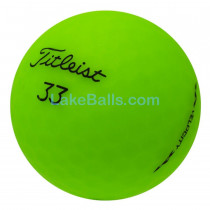 24 Titleist Velocity High Visibility Green Matte Finish Golf Balls (Pearl/Grade A)