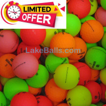 24 Wilson Staff Duo Optix Matte Coloured Golf Balls (Pearl/Grade A)