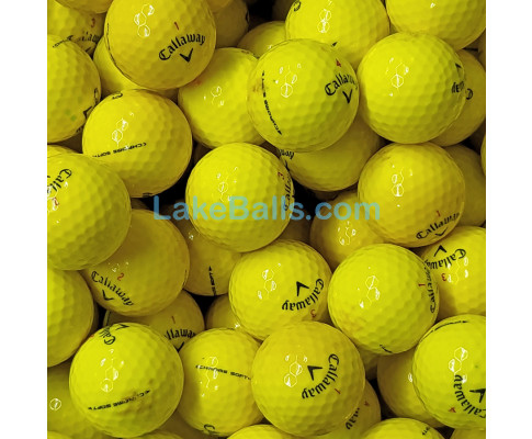 40 Callaway Chrome Soft Yellow Golf Balls (A/B Clearance)