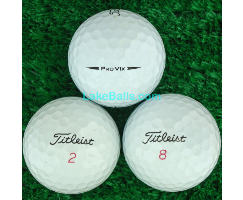 24 Titleist PRO V1x 2018 Golf Balls (Pearl Grade)