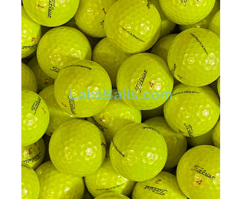 24 Titleist PRO V1x 2020/2022 Yellow Golf Balls (A/B Clearance)
