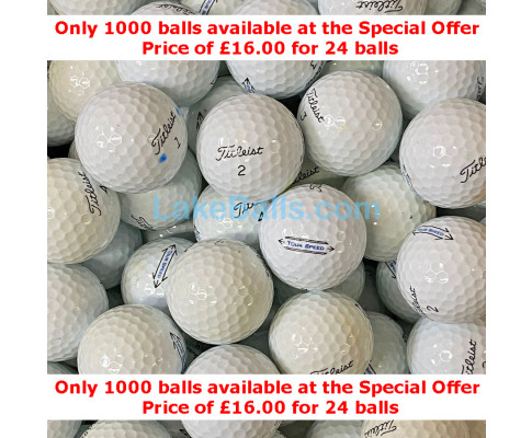 24 Titleist Tour Speed Golf Balls (A/B Clearance)