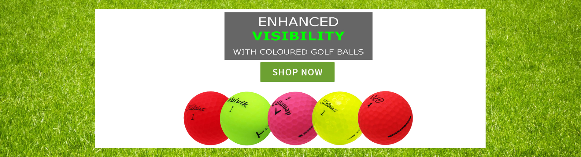 Coloured Golf Balls
