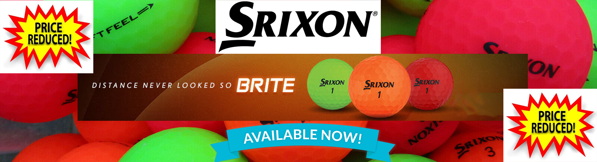 Srixon Soft Feel Brite Coloured Matte 