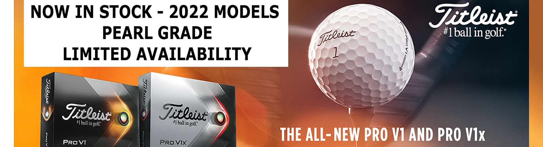 Titleist PRO V1 & PRO V1x golf balls